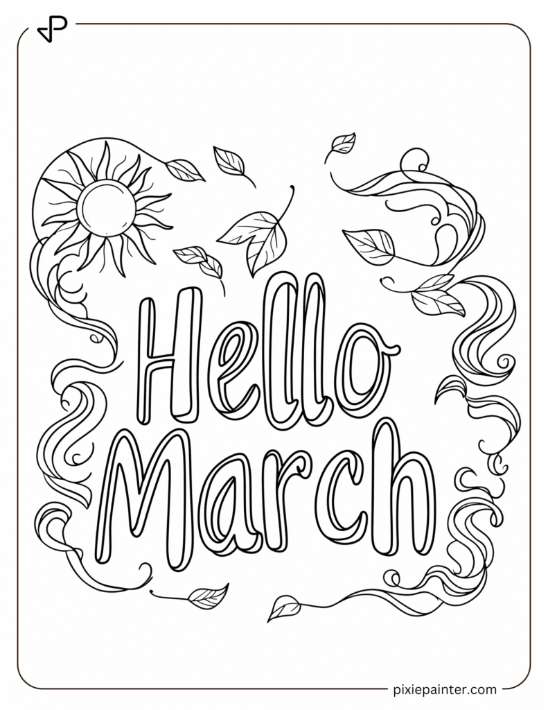 7. Fun _Hello March_ with Sun and Wind