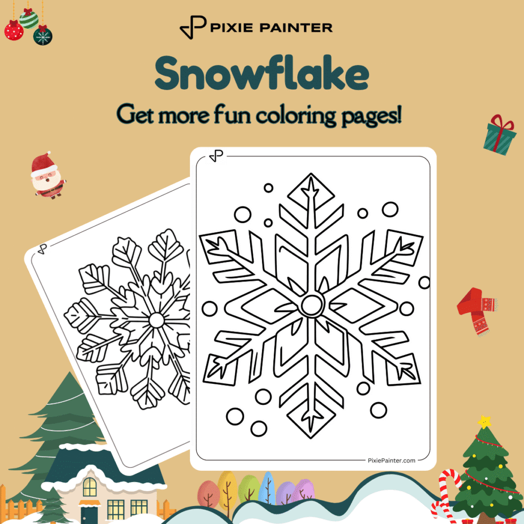 Snowflake Coloring Pages
