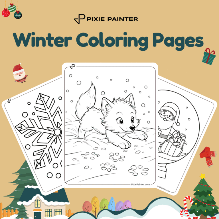 Winter Coloring Pages
