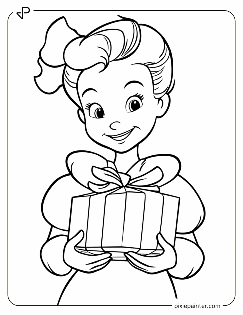 13. Cindy Lou Who with a Present