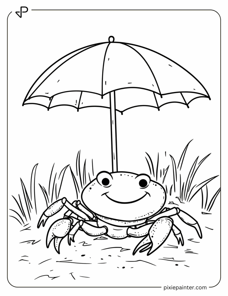 14. Smiling Scorpion Under A Tiny Umbrella