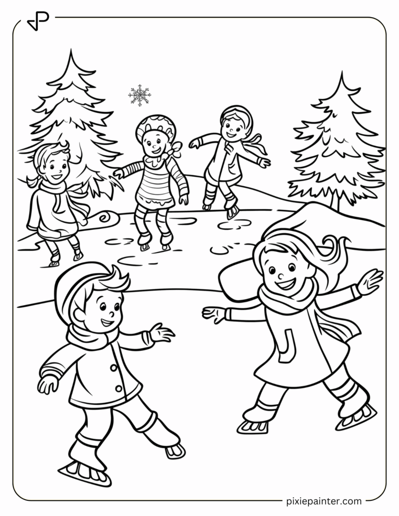 14. Whoville Kids Ice Skating
