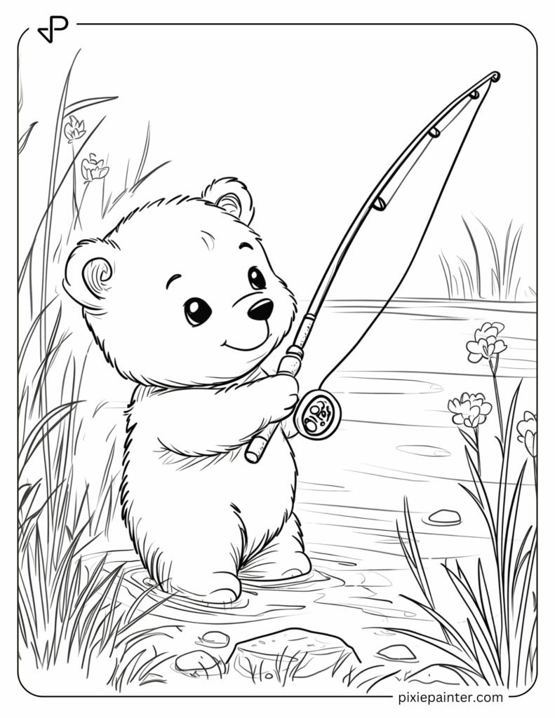 38. Baby Bear Fishing