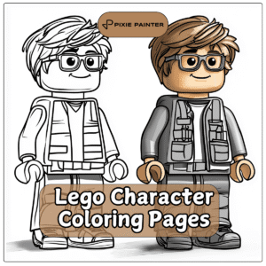 Lego Character Coloring Pages